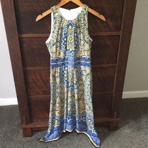 Mandala print work/casual dress